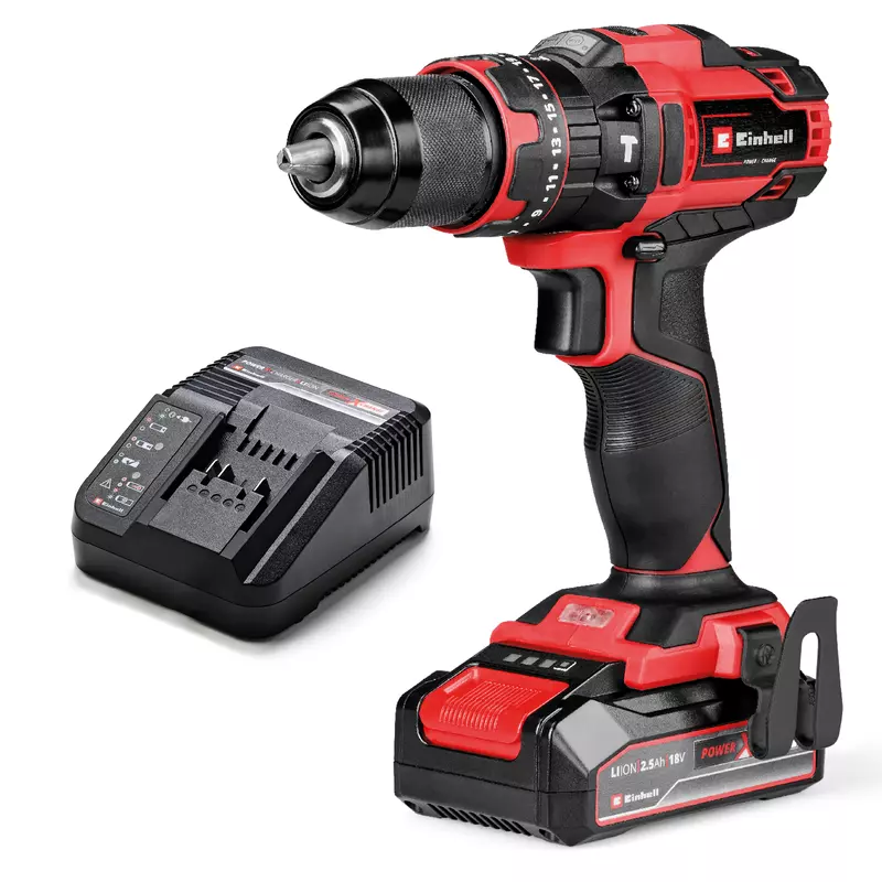 Taladro impacto Inalámbrico TE-CD 18/44 Li-i (1x2,5Ah)